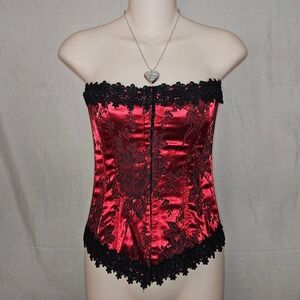 Shirley of Hollywood Corset Top Lace Bustier Lingerie